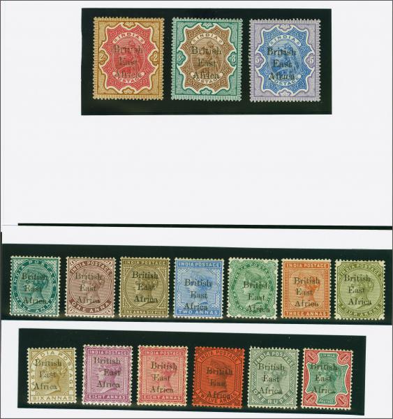 Lot 6380 - brit. colonies british east africa - Corinphila Auction AG Corinphila Auction 291-297 Day 1 Lot 6380 - brit. colonies british east africa - Corinphila Auction AG Corinphila Auction 291-297 Day 1