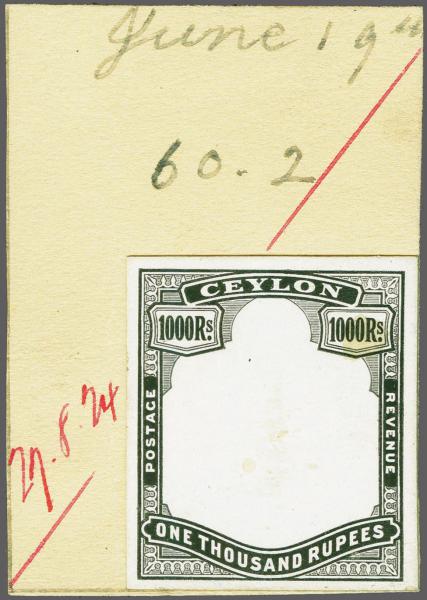 Lot 6251 - brit. colonies Ceylon -  Corinphila Auction AG Corinphila Auction 291-297 Day 1
