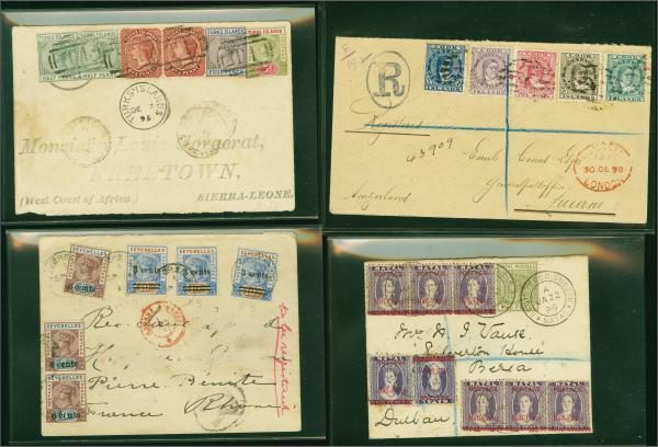 Lot 256 - europe brit. colonies lots/accumulations - Corinphila Auction AG Corinphila Auction 291-297 Day 1 Lot 256 - europe brit. colonies lots/accumulations - Corinphila Auction AG Corinphila Auction 291-297 Day 1
