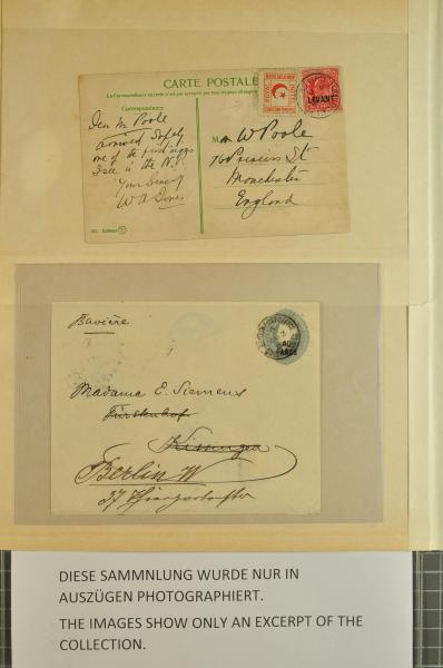 Lot 58 - brit. colonies Brit. Post Turkey - Corinphila Auction AG Corinphila Auction 291-297 Day 1 Lot 58 - brit. colonies Brit. Post Turkey - Corinphila Auction AG Corinphila Auction 291-297 Day 1