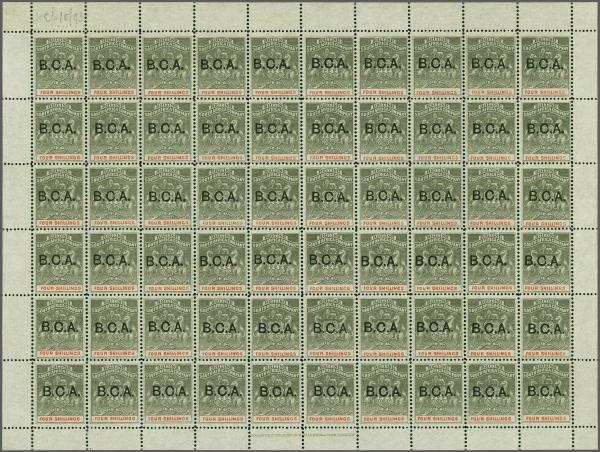 Lot 6447 - brit. colonies Nyassaland British Central Africa - Corinphila Auction AG Corinphila Auction 291-297 Day 1 Lot 6447 - brit. colonies Nyassaland British Central Africa - Corinphila Auction AG Corinphila Auction 291-297 Day 1