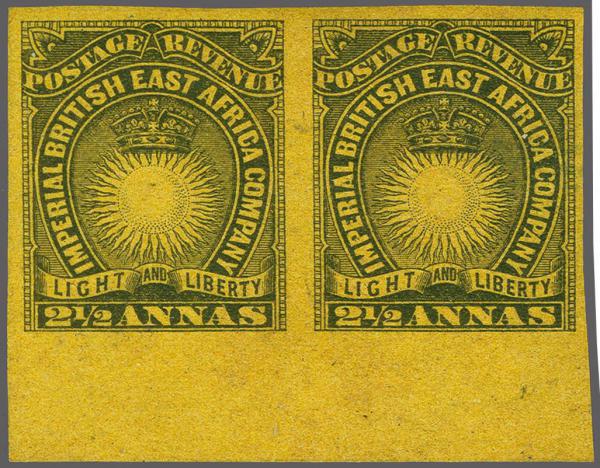 Lot 6313 - brit. colonies british east africa - Corinphila Auction AG Corinphila Auction 291-297 Day 1 Lot 6313 - brit. colonies british east africa - Corinphila Auction AG Corinphila Auction 291-297 Day 1