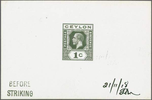 Lot 6230 - brit. colonies Ceylon - Corinphila Auction AG Corinphila Auction 291-297 Day 1 Lot 6230 - brit. colonies Ceylon - Corinphila Auction AG Corinphila Auction 291-297 Day 1