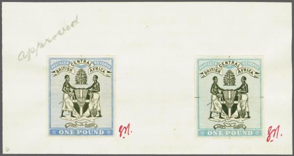 Lot 6469 - brit. colonies Nyassaland British Central Africa -  Corinphila Auction AG Corinphila Auction 291-297 Day 1