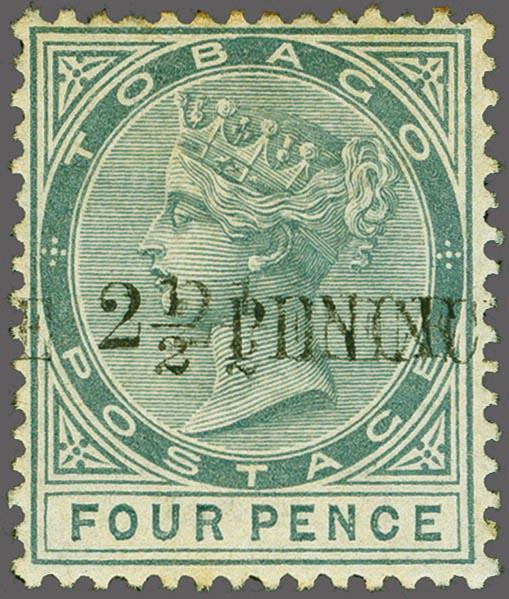 Lot 250 - brit. colonies tobago - Corinphila Auction AG Corinphila Auction 291-297 Day 1 Lot 250 - brit. colonies tobago - Corinphila Auction AG Corinphila Auction 291-297 Day 1