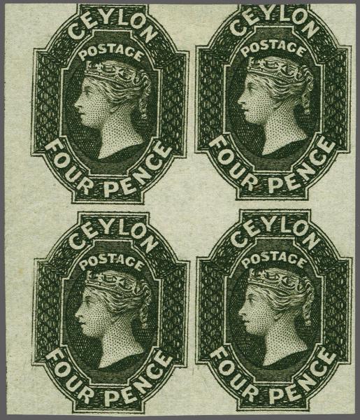 Lot 6019 - brit. colonies Ceylon -  Corinphila Auction AG Corinphila Auction 291-297 Day 1