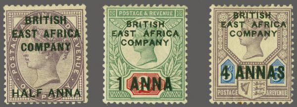 Lot 6281 - brit. colonies british east africa - Corinphila Auction AG Corinphila Auction 291-297 Day 1 Lot 6281 - brit. colonies british east africa - Corinphila Auction AG Corinphila Auction 291-297 Day 1