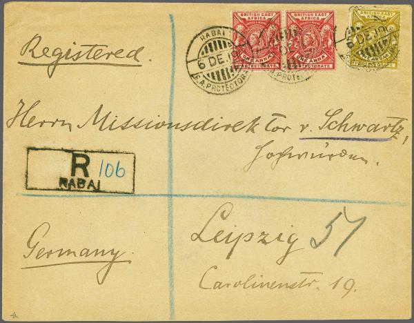 Lot 6417 - brit. colonies british east africa -  Corinphila Auction AG Corinphila Auction 291-297 Day 1