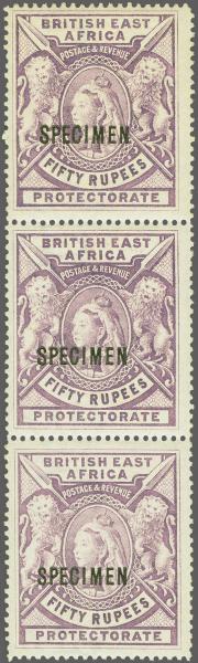 Lot 6441 - brit. colonies british east africa - Corinphila Auction AG Corinphila Auction 291-297 Day 1 Lot 6441 - brit. colonies british east africa - Corinphila Auction AG Corinphila Auction 291-297 Day 1