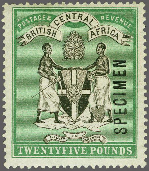 Lot 6470 - brit. colonies Nyassaland British Central Africa -  Corinphila Auction AG Corinphila Auction 291-297 Day 1