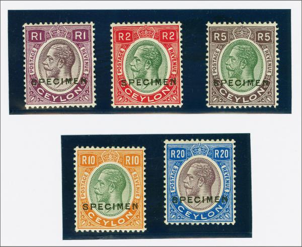 Lot 6269 - brit. colonies Ceylon - Corinphila Auction AG Corinphila Auction 291-297 Day 1 Lot 6269 - brit. colonies Ceylon - Corinphila Auction AG Corinphila Auction 291-297 Day 1