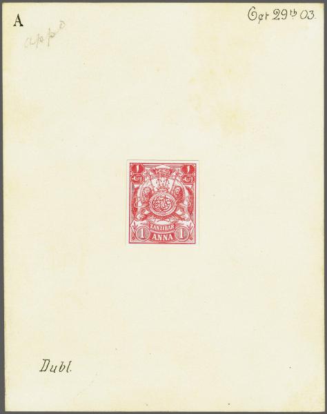 Lot 6661 - brit. colonies sansibar - Corinphila Auction AG Corinphila Auction 291-297 Day 1 Lot 6661 - brit. colonies sansibar - Corinphila Auction AG Corinphila Auction 291-297 Day 1