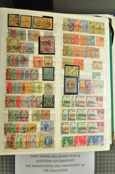Lot 253 - europe brit. colonies lots/accumulations - Corinphila Auction AG Corinphila Auction 291-297 Day 1 Lot 253 - europe brit. colonies lots/accumulations - Corinphila Auction AG Corinphila Auction 291-297 Day 1