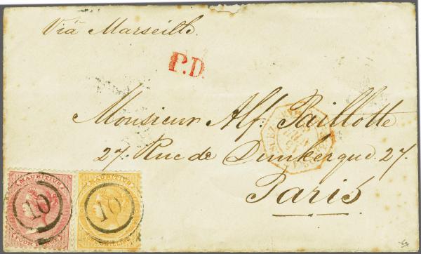 Lot 174 - brit. colonies Mauritius - Corinphila Auction AG Corinphila Auction 291-297 Day 1 Lot 174 - brit. colonies Mauritius - Corinphila Auction AG Corinphila Auction 291-297 Day 1