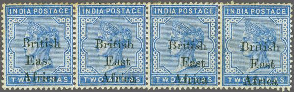 Lot 6386 - brit. colonies british east africa - Corinphila Auction AG Corinphila Auction 291-297 Day 1 Lot 6386 - brit. colonies british east africa - Corinphila Auction AG Corinphila Auction 291-297 Day 1