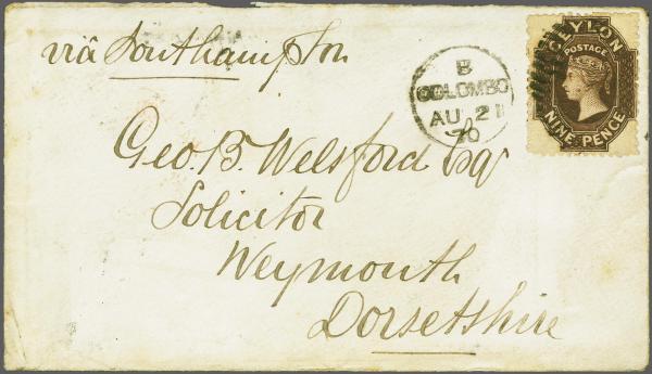 Lot 6162 - brit. colonies Ceylon -  Corinphila Auction AG Corinphila Auction 291-297 Day 1