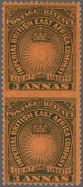 Lot 6324 - brit. colonies british east africa - Corinphila Auction AG Corinphila Auction 291-297 Day 1 Lot 6324 - brit. colonies british east africa - Corinphila Auction AG Corinphila Auction 291-297 Day 1