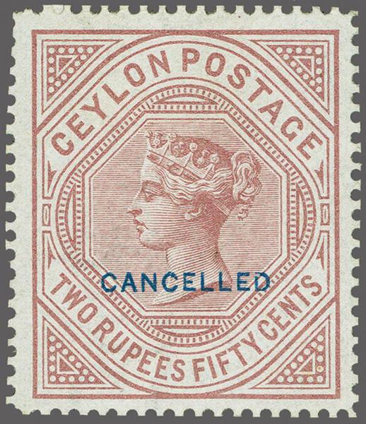 Lot 6187 - brit. colonies Ceylon -  Corinphila Auction AG Corinphila Auction 291-297 Day 1