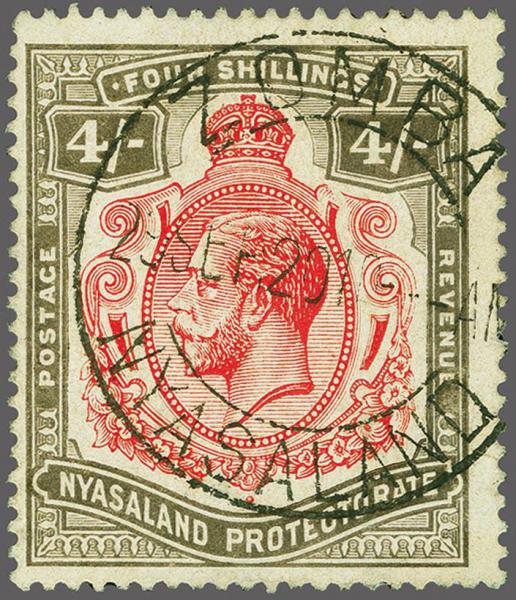 Lot 6515 - brit. colonies Nyassaland British Central Africa - Corinphila Auction AG Corinphila Auction 291-297 Day 1 Lot 6515 - brit. colonies Nyassaland British Central Africa - Corinphila Auction AG Corinphila Auction 291-297 Day 1