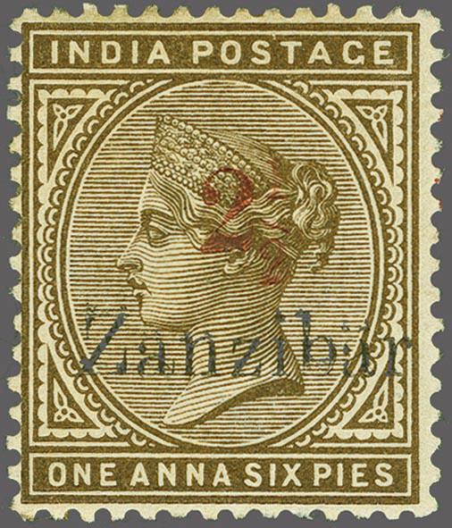 Lot 6639 - brit. colonies sansibar - Corinphila Auction AG Corinphila Auction 291-297 Day 1 Lot 6639 - brit. colonies sansibar - Corinphila Auction AG Corinphila Auction 291-297 Day 1