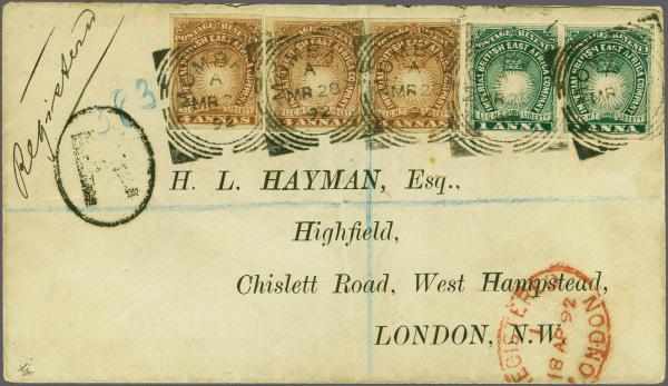Lot 6327 - brit. colonies british east africa - Corinphila Auction AG Corinphila Auction 291-297 Day 1 Lot 6327 - brit. colonies british east africa - Corinphila Auction AG Corinphila Auction 291-297 Day 1