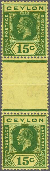 Lot 6259 - brit. colonies Ceylon -  Corinphila Auction AG Corinphila Auction 291-297 Day 1