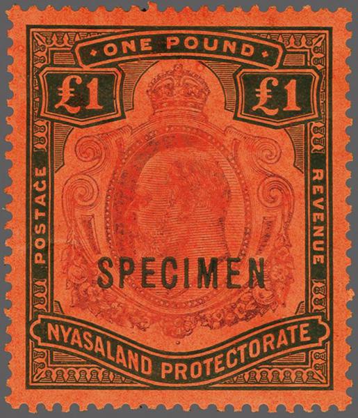 Lot 6509 - brit. colonies Nyassaland British Central Africa - Corinphila Auction AG Corinphila Auction 291-297 Day 1 Lot 6509 - brit. colonies Nyassaland British Central Africa - Corinphila Auction AG Corinphila Auction 291-297 Day 1
