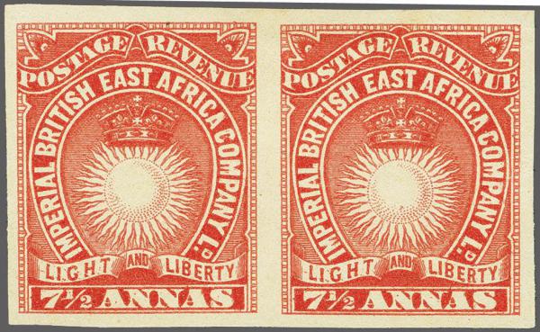 Lot 6354 - brit. colonies british east africa -  Corinphila Auction AG Corinphila Auction 291-297 Day 1
