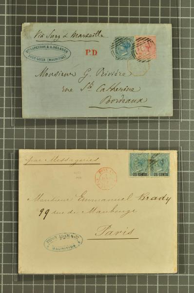 Lot 226 - brit. colonies Mauritius - Corinphila Auction AG Corinphila Auction 291-297 Day 1 Lot 226 - brit. colonies Mauritius - Corinphila Auction AG Corinphila Auction 291-297 Day 1