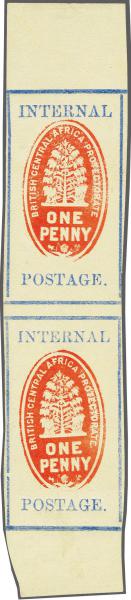 Lot 6484 - brit. colonies Nyassaland British Central Africa -  Corinphila Auction AG Corinphila Auction 291-297 Day 1