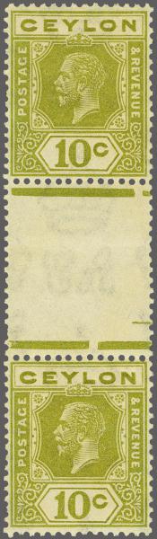 Lot 6258 - brit. colonies Ceylon -  Corinphila Auction AG Corinphila Auction 291-297 Day 1