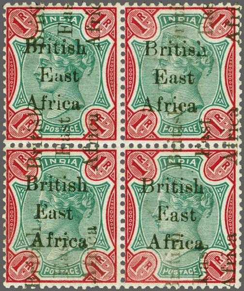 Lot 6405 - brit. colonies british east africa -  Corinphila Auction AG Corinphila Auction 291-297 Day 1