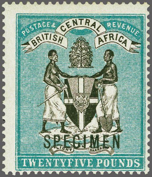 Lot 6462 - brit. colonies Nyassaland British Central Africa - Corinphila Auction AG Corinphila Auction 291-297 Day 1 Lot 6462 - brit. colonies Nyassaland British Central Africa - Corinphila Auction AG Corinphila Auction 291-297 Day 1
