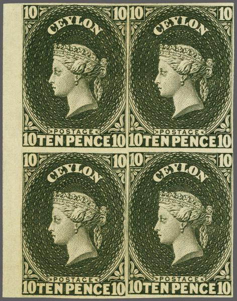 Lot 6040 - brit. colonies Ceylon -  Corinphila Auction AG Corinphila Auction 291-297 Day 1