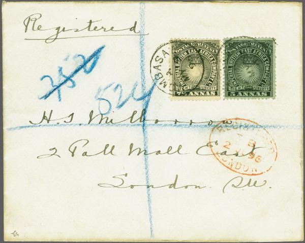 Lot 6356 - brit. colonies british east africa -  Corinphila Auction AG Corinphila Auction 291-297 Day 1