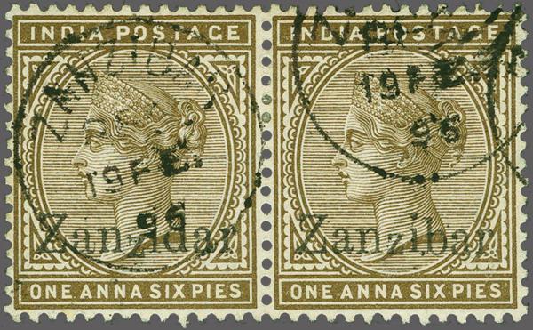 Lot 6615 - brit. colonies sansibar -  Corinphila Auction AG Corinphila Auction 291-297 Day 1