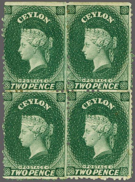 Lot 6117 - brit. colonies Ceylon - Corinphila Auction AG Corinphila Auction 291-297 Day 1 Lot 6117 - brit. colonies Ceylon - Corinphila Auction AG Corinphila Auction 291-297 Day 1