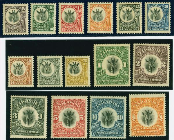 Lot 6593 - brit. colonies tanganyika -  Corinphila Auction AG Corinphila Auction 291-297 Day 1