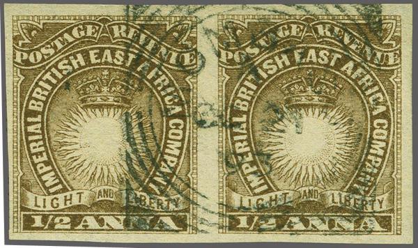 Lot 6300 - brit. colonies british east africa - Corinphila Auction AG Corinphila Auction 291-297 Day 1 Lot 6300 - brit. colonies british east africa - Corinphila Auction AG Corinphila Auction 291-297 Day 1
