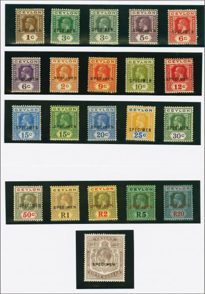 Lot 6256 - brit. colonies Ceylon -  Corinphila Auction AG Corinphila Auction 291-297 Day 1