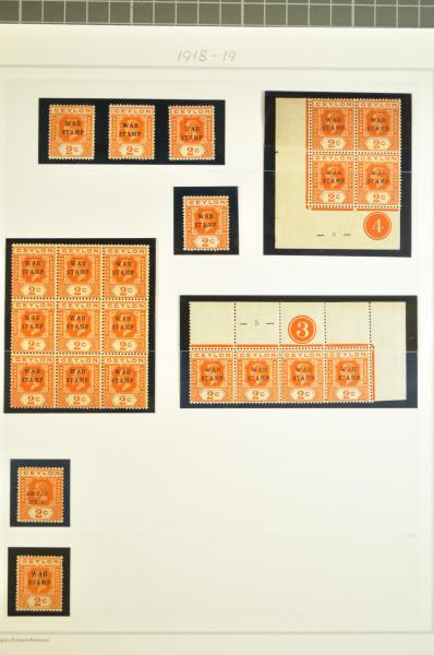 Lot 6254 - brit. colonies Ceylon -  Corinphila Auction AG Corinphila Auction 291-297 Day 1