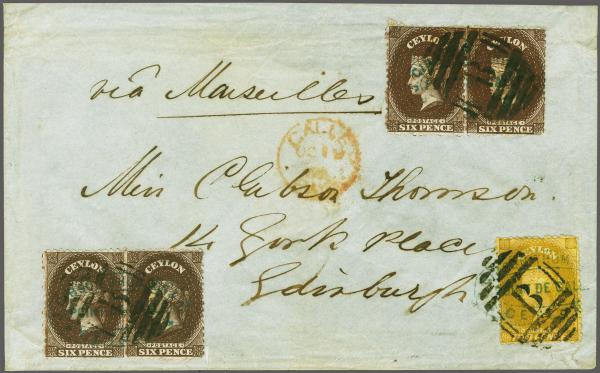 Lot 6151 - brit. colonies Ceylon -  Corinphila Auction AG Corinphila Auction 291-297 Day 1