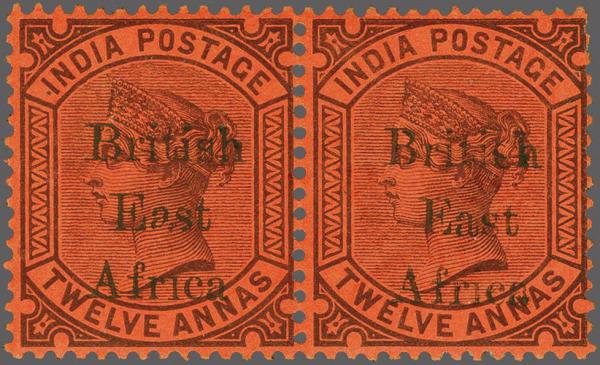 Lot 6401 - brit. colonies british east africa -  Corinphila Auction AG Corinphila Auction 291-297 Day 1