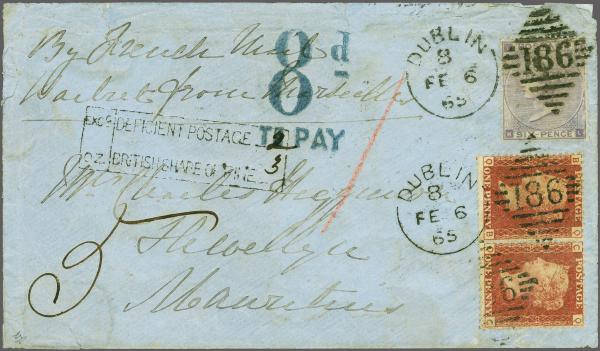 Lot 206 - brit. colonies Mauritius - Corinphila Auction AG Corinphila Auction 291-297 Day 1 Lot 206 - brit. colonies Mauritius - Corinphila Auction AG Corinphila Auction 291-297 Day 1