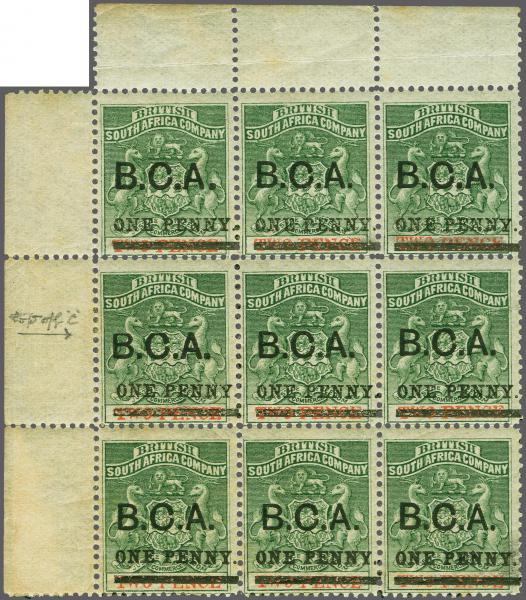Lot 6453 - brit. colonies Nyassaland British Central Africa - Corinphila Auction AG Corinphila Auction 291-297 Day 1 Lot 6453 - brit. colonies Nyassaland British Central Africa - Corinphila Auction AG Corinphila Auction 291-297 Day 1