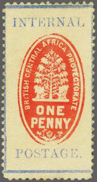 Lot 6489 - brit. colonies Nyassaland British Central Africa -  Corinphila Auction AG Corinphila Auction 291-297 Day 1