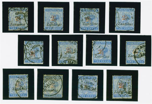 Lot 6633 - brit. colonies sansibar - Corinphila Auction AG Corinphila Auction 291-297 Day 1 Lot 6633 - brit. colonies sansibar - Corinphila Auction AG Corinphila Auction 291-297 Day 1