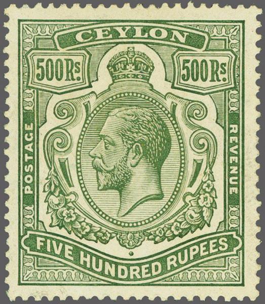 Lot 6248 - brit. colonies Ceylon -  Corinphila Auction AG Corinphila Auction 291-297 Day 1