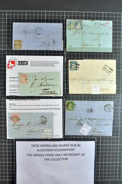 Lot 9448 - Switzerland Sitting Helvetia imperf. 'Strubel' - Corinphila Auction AG CORINPHILA AUCTIONS 297 - 308 Day 1 Lot 9448 - Switzerland Sitting Helvetia imperf. 'Strubel' - Corinphila Auction AG CORINPHILA AUCTIONS 297 - 308 Day 1