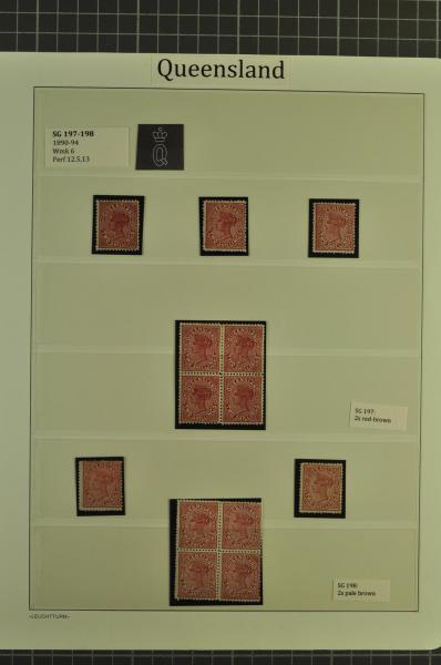 Lot 126 - brit. colonies queensland - Corinphila Auction AG Auction 309-320 - Europe & Overseas - Day 3 Lot 126 - brit. colonies queensland - Corinphila Auction AG Auction 309-320 - Europe & Overseas - Day 3